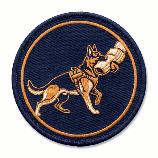 לוגו Advanced K9 — כלב עבודה